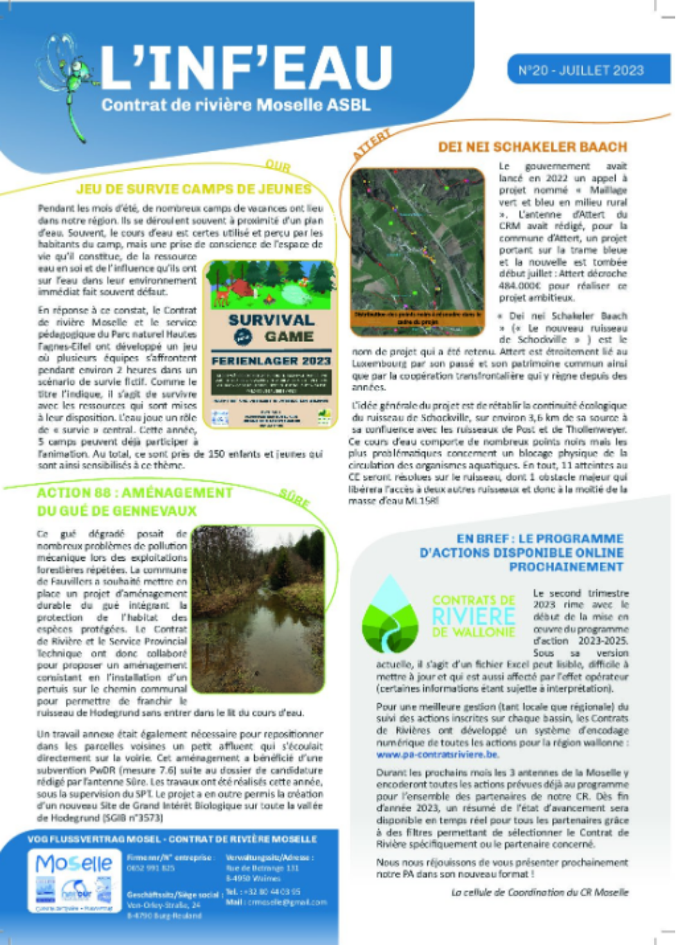 L'Inf'eau n°20 couveture
