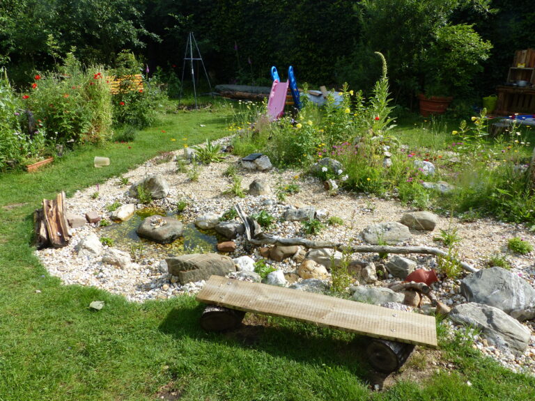 jardin aménagé pour la biodiersité